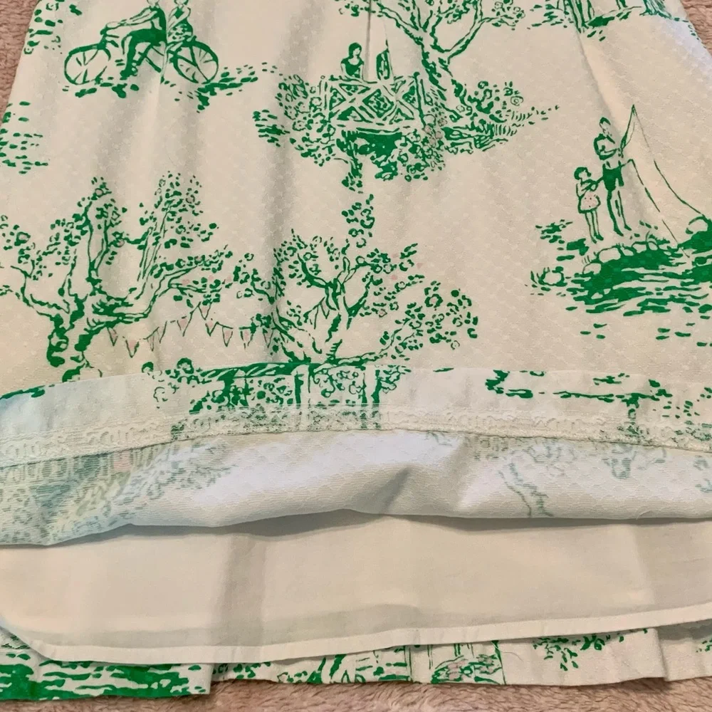 Lilly Pulitzer Strapless dress in Resort White Spring Fever Toile size 8 - Picture 8 of 11